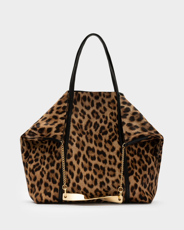 ALL DAY LEOPARDO COM METAL OURO